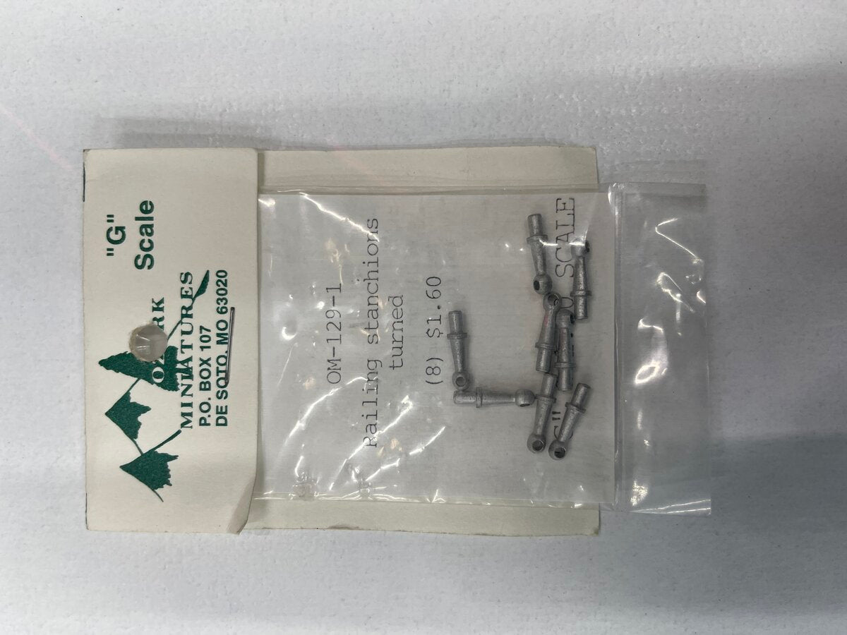 Ozark Miniatures OM-129-1 1:20 Railing Stanchions Turned