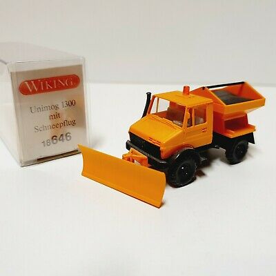 Wiking 18646 HO Unimog 1300 Mit Schneepflug