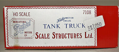 Scale Structures 7108 HO Tank Truck Miniature Rapid Motor Metal Kit