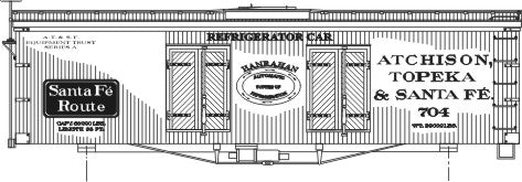 LaBelle Woodworking Co. HO-57 HO Atchison Topeka & Santa Fe Ry Hanrahan Kit