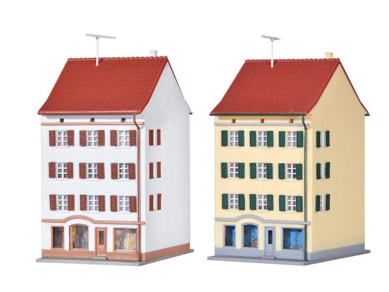 Kibri 36843 Z Scale Mehrstockiges Wohnhaus Mit Ladengeschaft Kit