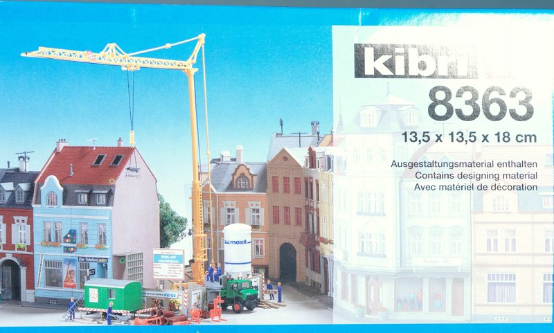 Kibri 8363 HO City Construction Site Model Kit