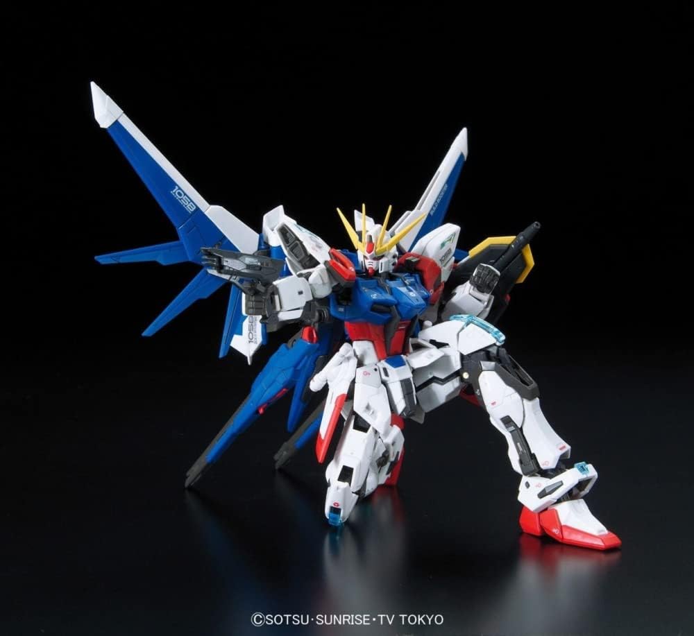 Bandai 2340121 1:144 RG Build Strike Gundam Full Package Plastic Model Kit
