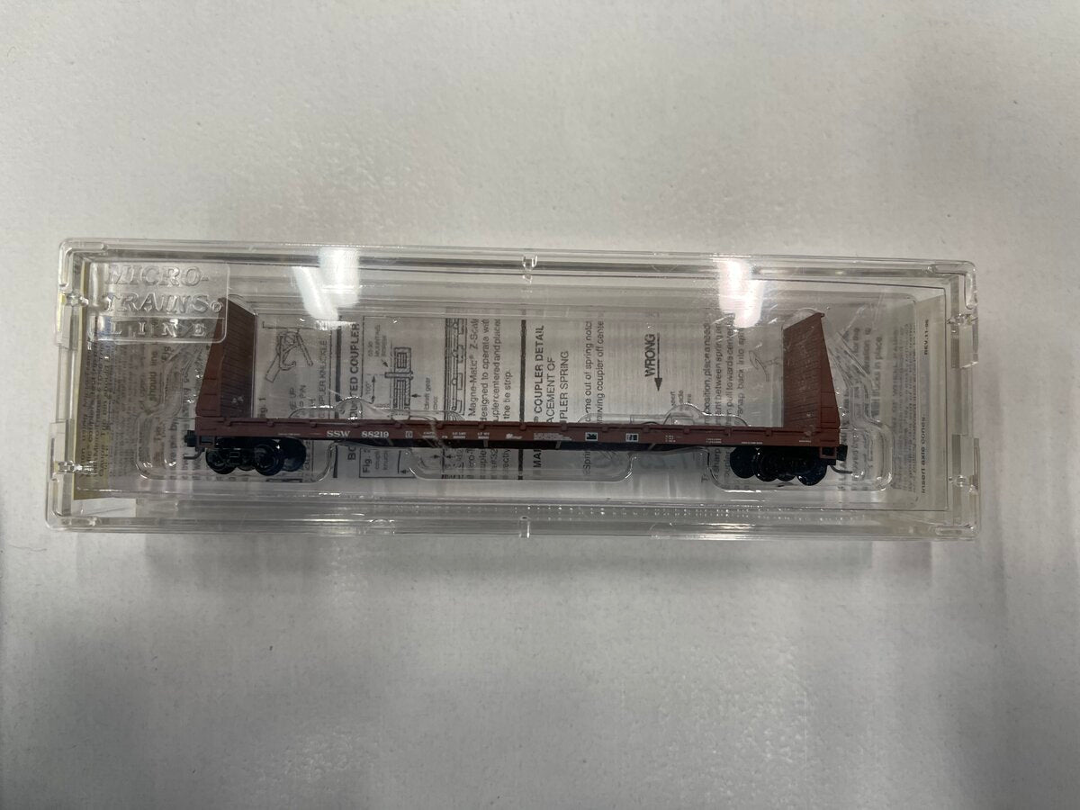 Micro-Trains 52700041 Z St. Louis Southwestern 60' Bulkhead Flat Car #88219