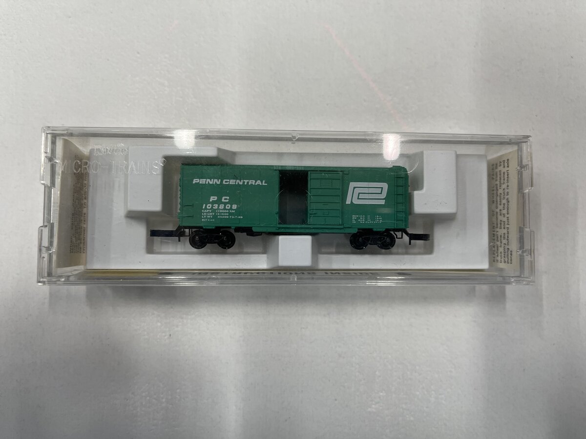 Micro-Trains 50000030 Z Penn Central Single Door 40' Std. Boxcar #103809