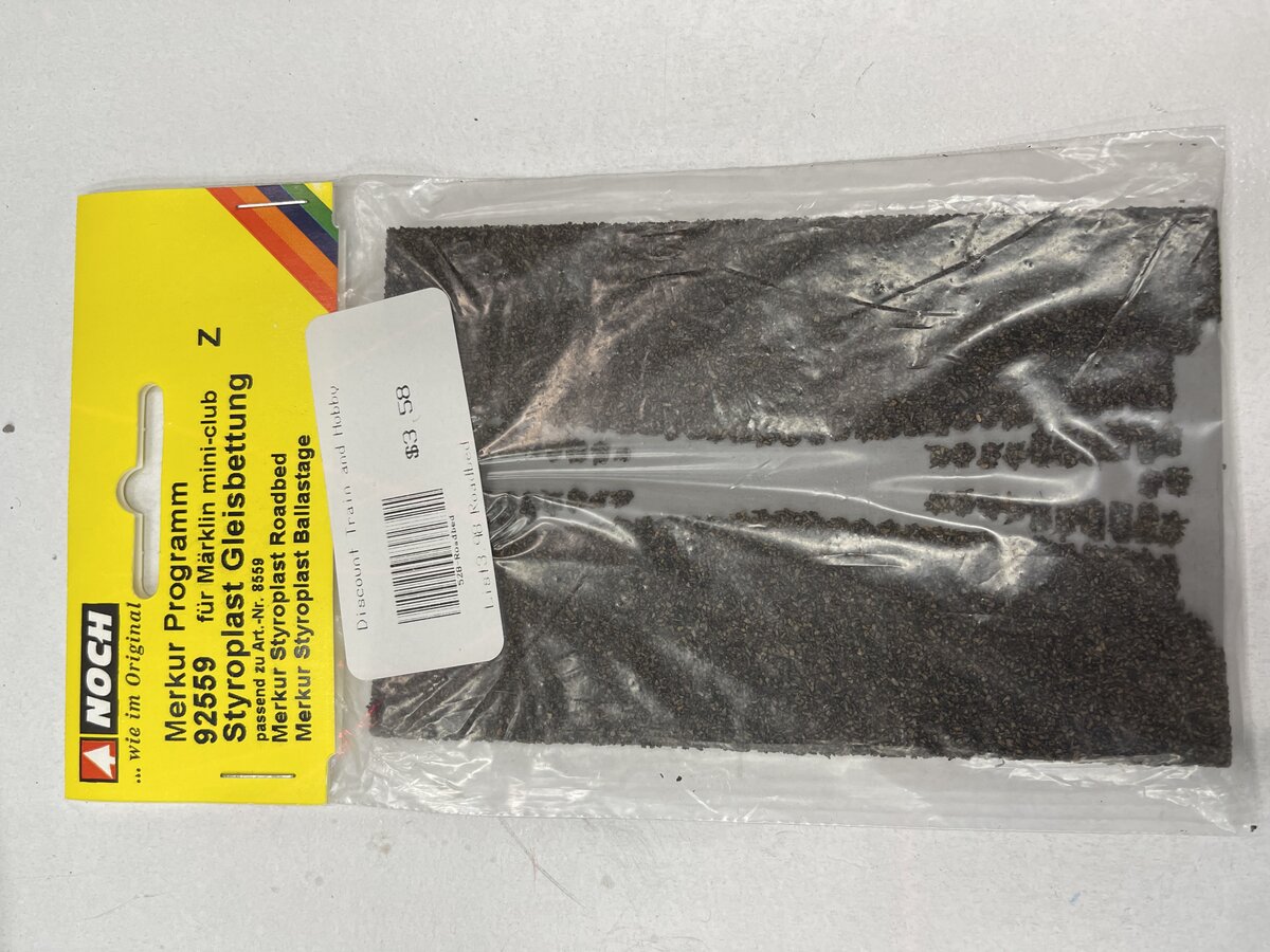 Noch 92559 Z Scale Merkur Styroplast Roadbed