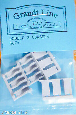 Grandt Line 5074 HO Double S Corbels