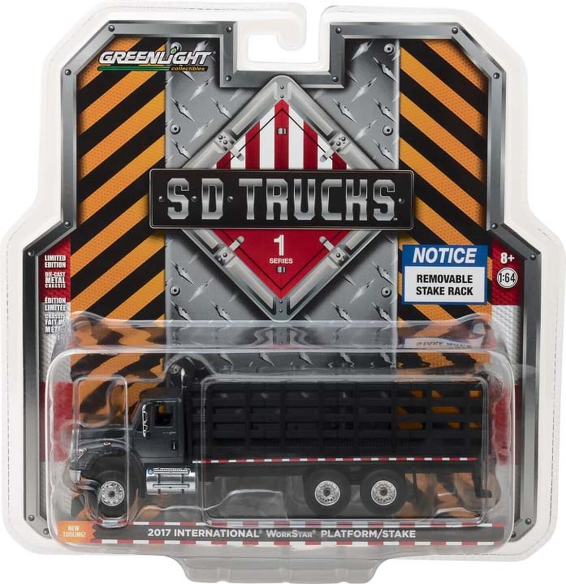 Greenlight Collectibles 45010 1:64 2017 International WorkStar Platform/Stake