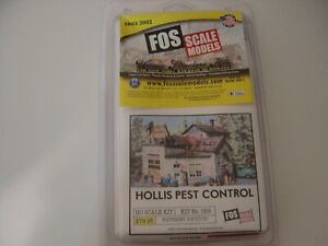 FOS Scale Limited HO Hollis Pest Control Building Kit