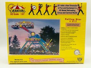IHC 5117 HO Scale Carnival World Falling Star Model Building Kit