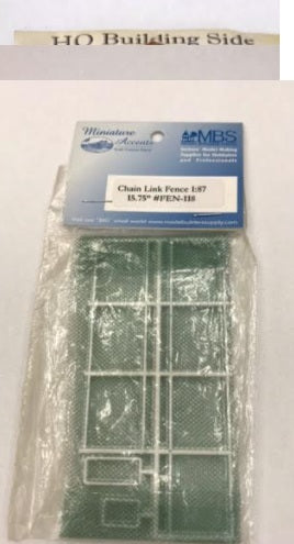 Model Builders Supply FEN-118 1:87 15.75