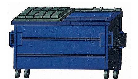 Hi-Tech Details HTD-8003 HO Scale Trash Dumpsters Kit