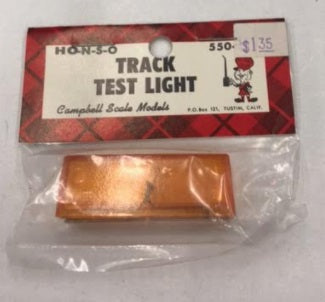 Campbell Scale Models 550-115 HO Orange Track Test Light