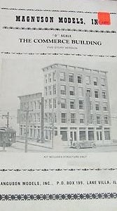 Magnuson Models 509 O Scale The Commerce Building Kit - 5 Story Version
