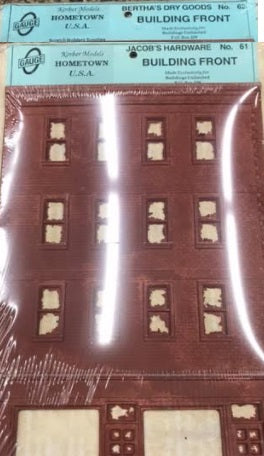 Korber 61 O Scale Jacob's Hardware Building Front Kit