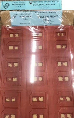 Korber B303 O Scale Factory Wall All Windows Building Front Kit