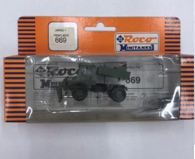 Roco 669 1:87 Minitanks Unimog Frontlader