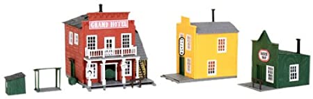 Kibri 38501 HO Western Hauser Ensemble Hotel Model Building Kit