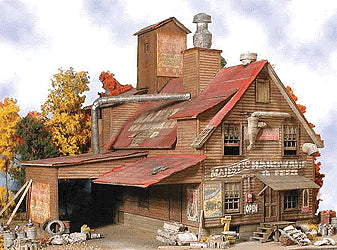 Bar Mills O Scale Majestic Hardware and Feed Model Kit