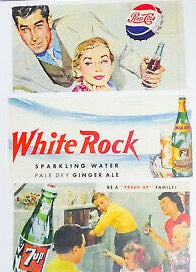 JL Innovative Design 199 1:87 Vintage Soft Drink Signs for Billboards