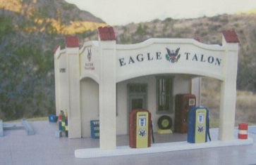 Arrowhead Scale Models O Scale Eagle Talon Gas Station Kit