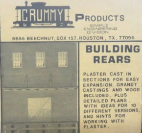 Crummy Products O Scale Building Rears Kit
