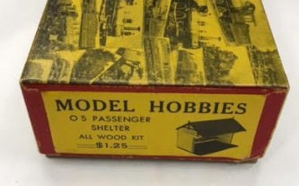 Model Hobbies O Scale Passenger Shelter Kit