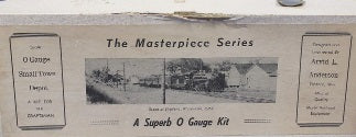 Model Railroad 5 Avrid L. Anderson O Scale Small Town Depot Kit