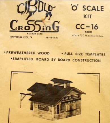 Cibold CC-16 O Scale Blacksmith Shop Kit