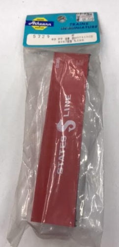 Athearn 5729 HO Scale 40' Plastic Smooth Side Container - States Lines