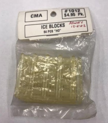 CMA 1012 HO Scale Ice Blocks (Pack of 64)