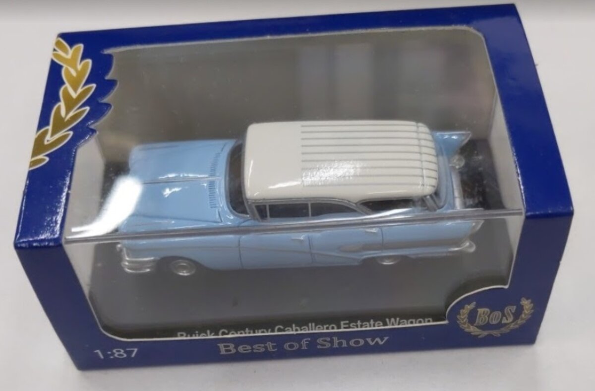 Best Of Show 87121 1:87 Light Blue Buick Century Caballero