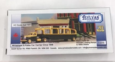 Sylvan Scale Models T-015 1:87 Whitehead & Cales Car Carrier Circa 1946 Kit