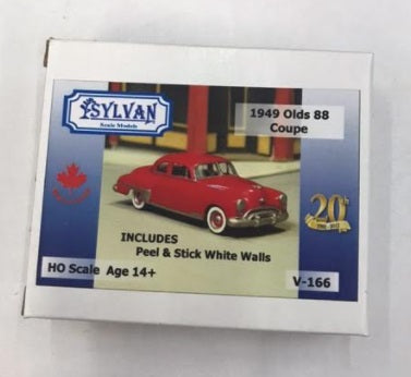 Sylvan Scale Models V-166 1:87 1949 Olds 88 Coupe Kit