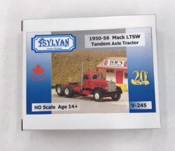 Sylvan Scale Models V-245 1:87 1950-56 Mack LTSW Tandem Axle Tractor Kit