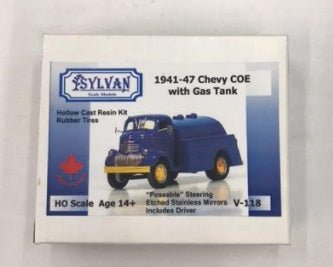 Sylvan Scale Models V-118 1:87 1941-47 Chevy COE with Gas Tank Kit