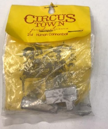 Circus Town 214 HO Human Cannonball Figure Metal Unpainted