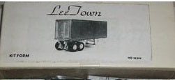 Lee Town 432-3102 HO 24' Van Trailer with Tandem or Single Axle Option