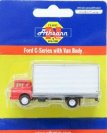 Athearn 10081 N Scale Ford C-Series With Van Body