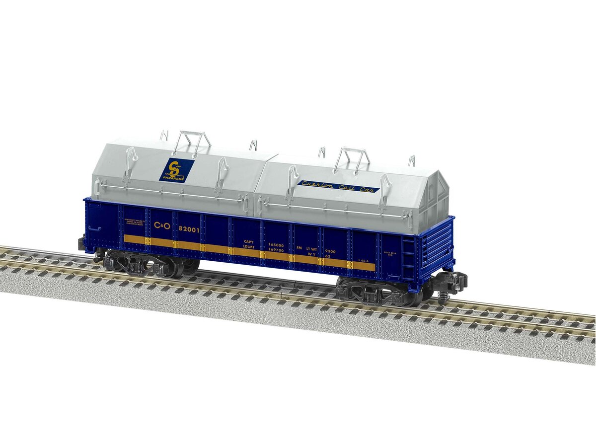 American Flyer 10919071 S C & O Gondola with Covers #82000