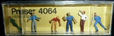 Preiser 4064 HO At The Filling Station Figures (Set of 6)