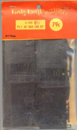 Kurtz-Kraft K-100B HO 40' Boxcar Kit