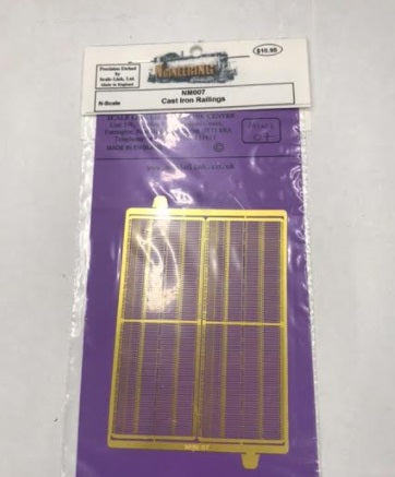 Ngineering NM007 N Scale Cast Iron Railings