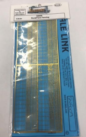 Ngineering NS009 N Scale Rural Farm Fencing