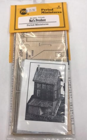 Period Miniatures 204 N Scale Mel''s Building Produce Kit