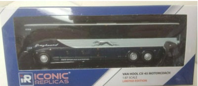Iconic Replicas 87016 16002 1:87 Greyhound Van Hool CX-45 Motorcoach