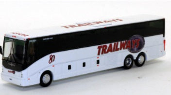 Iconic Replicas 201601 16002 1:87 Trailways Van Hool CX-45 Motor Coach