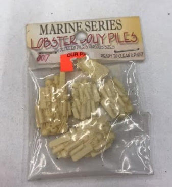 Model Tech Studios D-0017 HO Lobster Buoy Piles Unpainted