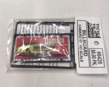 Tichy 8428 HO 1967 Chevy Camaro Billboard Kit