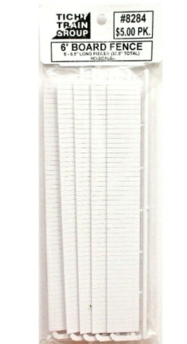 Tichy 8284 1:87 6' Board Fence